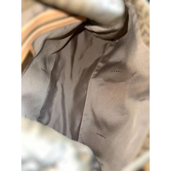 Authentic FENDI Mama Beige Monogram FF Zucchino Canvas Single Shoulder B… - Picture 15 of 16